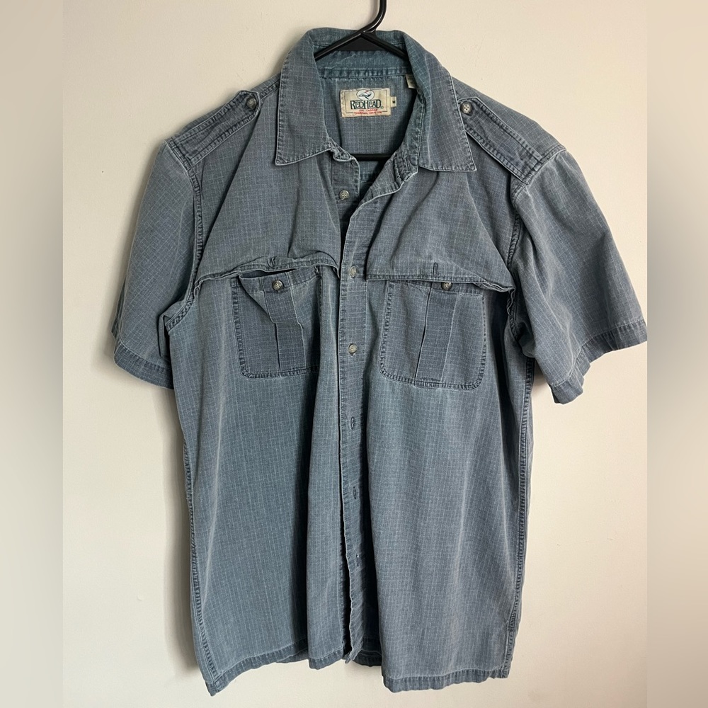 RedHead Short Sleeve Men's Button‎ down | Size Medium
